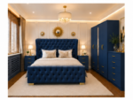 Executive Style Master Bedroom Furniture Collection with Premium Finishes and Refined Details - Image 3