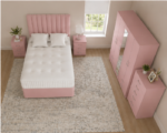Large Capacity Bedroom Suite - Chest of Drawers , Wardrobe and Bed Side Tables - Image 3