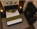 Modern Luxury 3 Door Wardrobe Bedroom Set - Chest of Drawers and Side Tables - Image 5