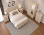 Contemporary Grey Bedroom Furniture Set for Modern Homes - Image 2