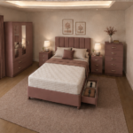 Modern Living Bedroom Suite - Luxury Storage Bedroom Set