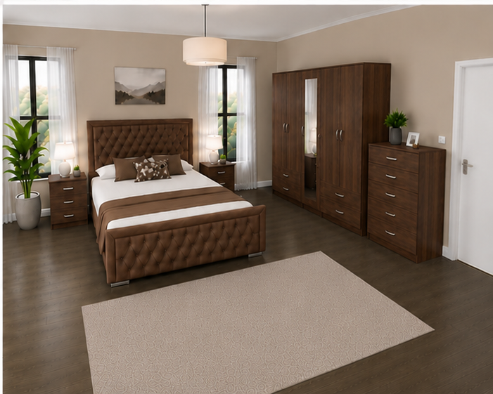 Hilton Luxury Bedroom Set - Premium Quality  Bedroom Collection