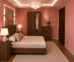 Stylish Full Bedroom Set with Storage Wardrobe and Bedside Tables - Image 2