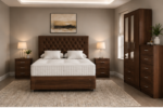 Modern Complete Bedroom Furniture Set – Double Bed, 3 Door Wardrobe & 5 Drawer Chest