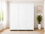 Premium Storage 5 Door Wardrobe with Full Mirror & 4 Drawers - Image 4