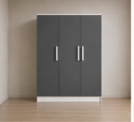 Large Capacity 3 Door Wardrobe - Stylish and Functional Storage Furniture
