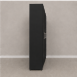 6 Door Wardrobe with Full Mirror Doors - 6 Door Wardrobe with 2 Mirrors & 2 Bottom Drawers - Image 4