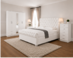 Luxury 5 Door Wardrobe with Bedside Tables & Chest of Drawers