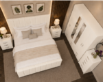 Luxury Haven Bedroom Furniture - 6 Door Wardrobe, Chest of Drawers & Bedside Tables - Image 2