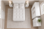 Luxury Upholstered Double Bed with Matching Wardrobe, Nightstands and Chest of Drawers - Image 5