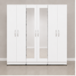 Luxury 6 Door Mirrored Wardrobe - Mirror 6 Door Wardrobe - 6 Door Wardrobe With Mirror