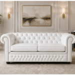 Compact Chesterfield 2-Seater Sofa for Apartments