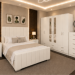 Luxury Haven Bedroom Furniture - 6 Door Wardrobe, Chest of Drawers & Bedside Tables