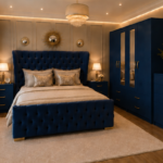 King Size Premium Bedroom Set – with Four Door Wardrobe With Four Drawer - Chest of Five Drawers With Two Bed Side Table