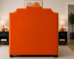 Designer Orange Arizona Double Bed 160x200 cm -Premium Frame-Double Bed(160*200cm) - Image 4
