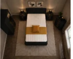Premium Home Bedroom Set - King Bed - Two Door Wardrobe With Mirror - Five Drawer Chest - Two Bedside Tables - Image 3