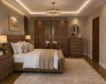 King Size Bed Bedroom Furniture Collection - Six Door Wardrobe With Four Drawer - Chest of Five Drawers With Two Bed Side Table - Image 2