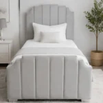 Arizona Prestige Luxury Upholstered Single Bed– Timeless Luxury Design – Single Bed with Mattress