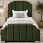 Arizona Signature Forest Green Luxury Single Bed Frame – Single Bed with Mattress