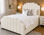 Arizona Signature Soft Beige King Bed - Premium Bedroom Furniture