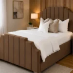 Brown Arizona Grand King Bed - Premium 180x200 cm Bed Frame