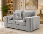 Elegant 2 Seater Sofa - Modern Light Grey Sofa Collection - Image 2