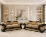 Oak Sofa Set 3+2   – Elegant Modern Living Room Furniture with Premium Leather Touch Finish