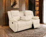 Luxury Cream Recliner 3 Seater Sofa - Comfortable Modern Lounge Furniture - Image 3