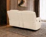 Luxury Cream Recliner 3 Seater Sofa - Comfortable Modern Lounge Furniture - Image 4