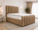 Rustic Wooden Super King Bed – Stylish 6ft Frame with Comfortable Mattress - Image 5