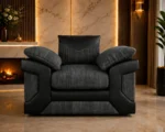 Charcoal 1 Seater Sofa – Sophisticated Comfort for Contemporary Homes