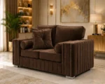 Luxury Walnut 2 Seater Sofa – Sophisticated Style Meets Everyday Comfort - Image 2