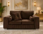 Luxury Walnut 2 Seater Sofa – Sophisticated Style Meets Everyday Comfort