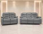 Grey Leather Recliner Sofa UK – Stylish Comfort with Reclining Seats