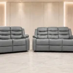 Grey Leather Recliner Sofa UK – Stylish Comfort with Reclining Seats