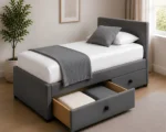 Stylish Grey 3ft Divan Bed with Underbed Storage – Mattress Included - Image 3