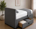 Stylish Grey 3ft Divan Bed with Underbed Storage – Mattress Included - Image 4