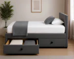 Stylish Grey 3ft Divan Bed with Underbed Storage – Mattress Included - Image 6