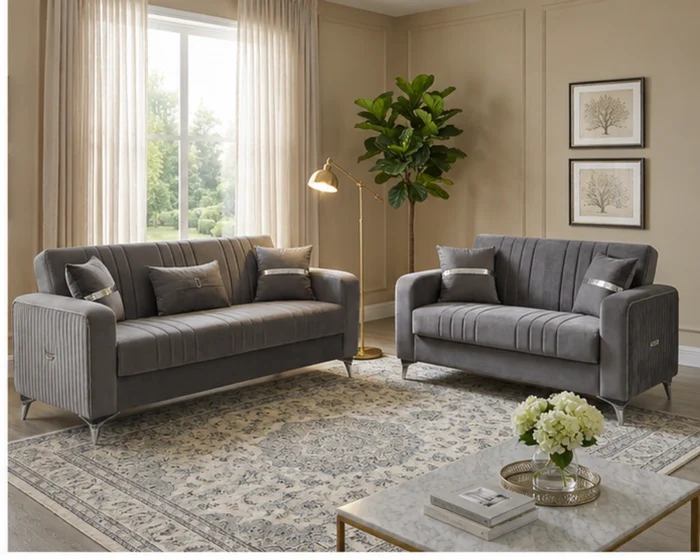 Elegant 3 Seater 2 Seater & Corner Sofa - Premium Comfort - Stylish Design & Practical Storage