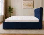 Royal Navy King Oxford Bed – Contemporary Luxury Headboard with Comfortable Mattress - Image 3