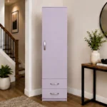 1 Door Wardrobe Organizer with 2 Bottom Drawers