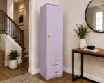 1 Door Wardrobe Organizer with 2 Bottom Drawers - Image 2