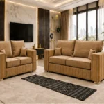Premium Oak 3 and 2 Seater Sofa Set – Designed for Modern Living