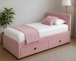 Pink Blossom Storage Divan – 3ft | 90 × 190 cm with Mattress Included - Image 6