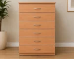 Modern 6 Drawer Oak Chest – Practical Storage for Contemporary Homes
