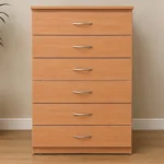 Modern 6 Drawer Oak Chest – Practical Storage for Contemporary Homes