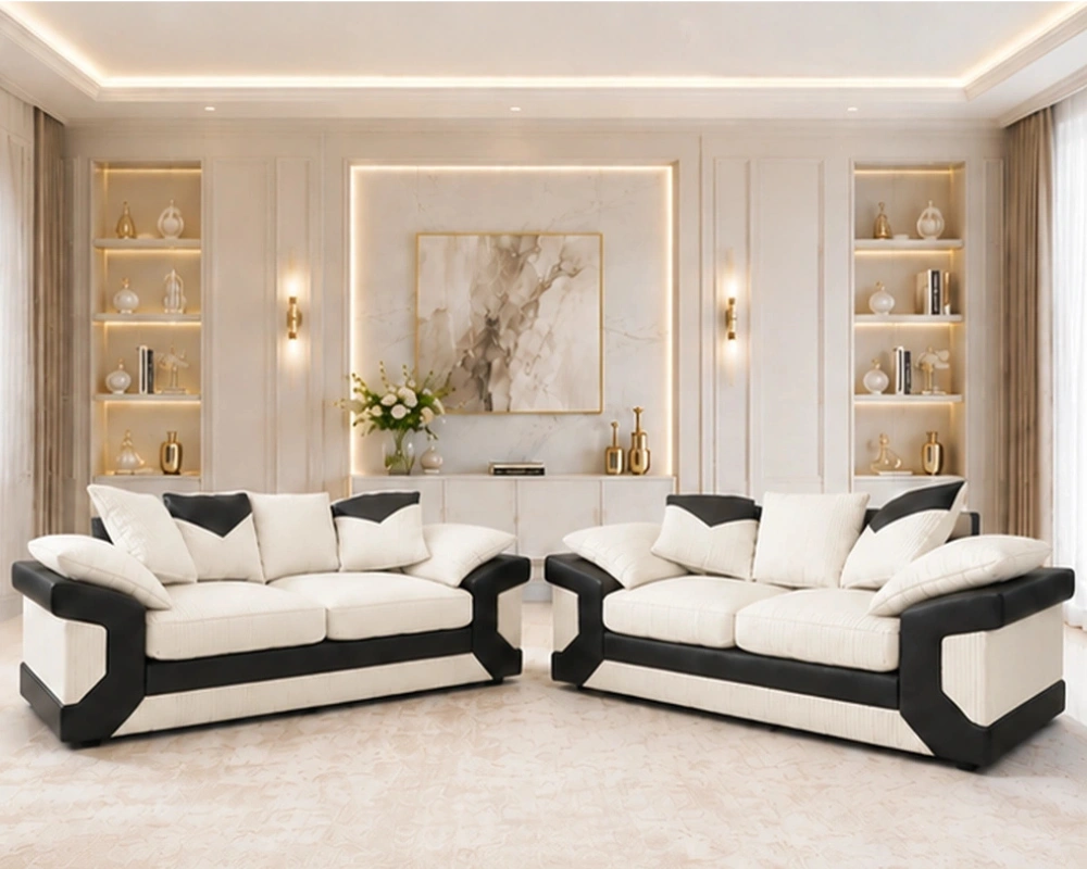 6 Modern Sofa Set for Everyday Living – Dino 3+2 Elevate Your Lounge with the Dino 3+2 Seater Sofa Collection - Contemporary Seating for Modern Living Spaces - Image 1
