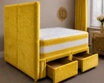 Honey Gold 3ft Divan Bed –90 × 190 cm with Mattress Included–Spacious Storage - Image 4