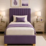 Aubergine Comfort Divan – 3ft | 90 × 190 cm with Mattress Included