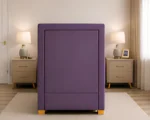 Aubergine Comfort Divan – 3ft | 90 × 190 cm with Mattress Included - Image 4